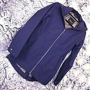 NAVY WINDBREAKER JACKET XS Marmot Blue Grey Spring Fall Running Casual Outdoor